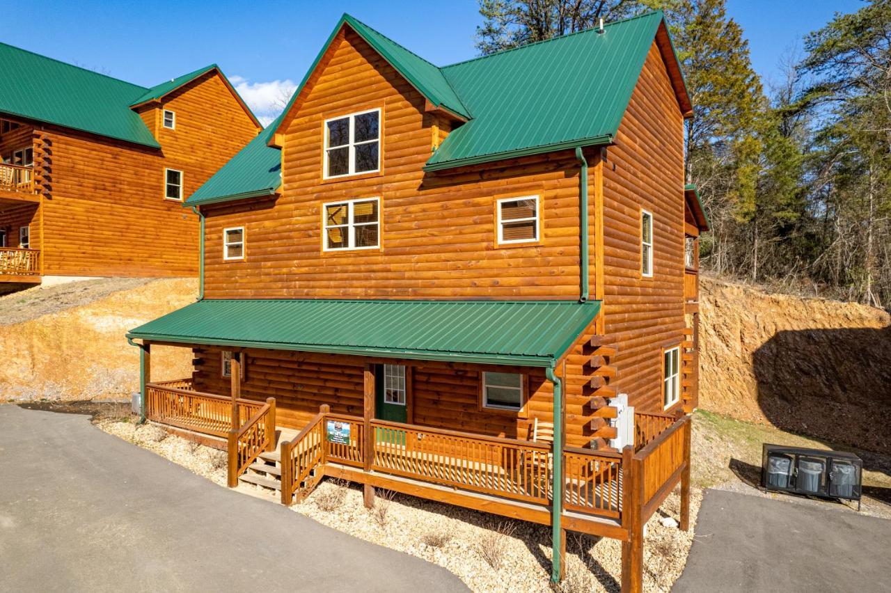 5Bd5B Escape Cabin With 2 Hottubs, Thtr &Game Rm,1Mi To The Parkway! 4Mi To Dollywood - Spring Deal Pigeon Forge Exterior foto